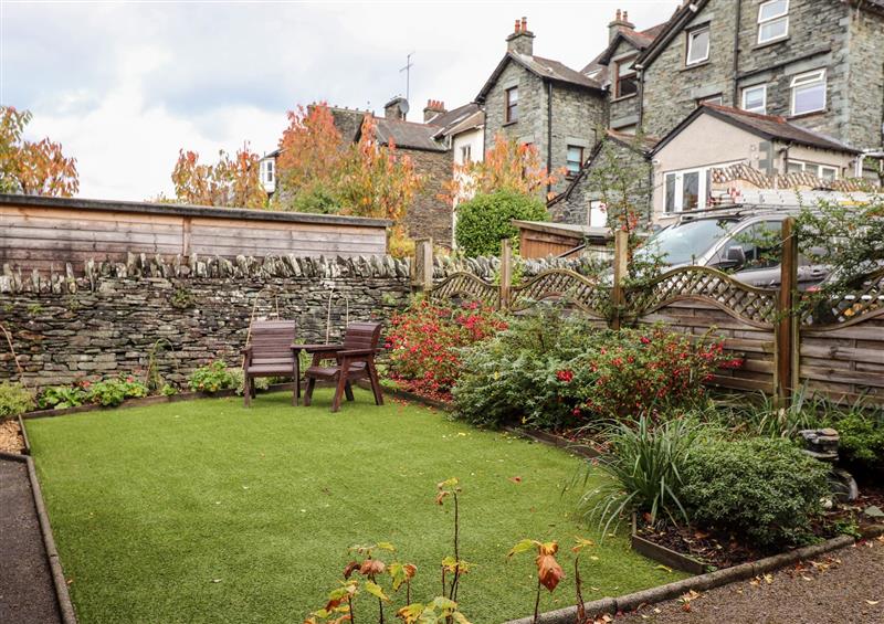 This is the garden at Afton, Ambleside