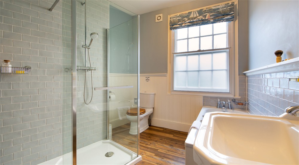 The bathroom at Agent's House in Poole, Dorset