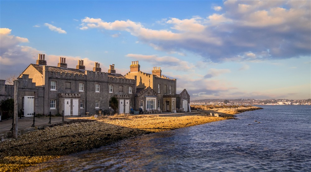 The exterior of Agents House and Custom House, Dorset at Agent's House in Poole, Dorset