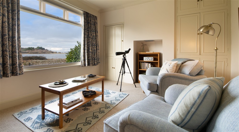 The rear sitting room at Agent's House in Poole, Dorset