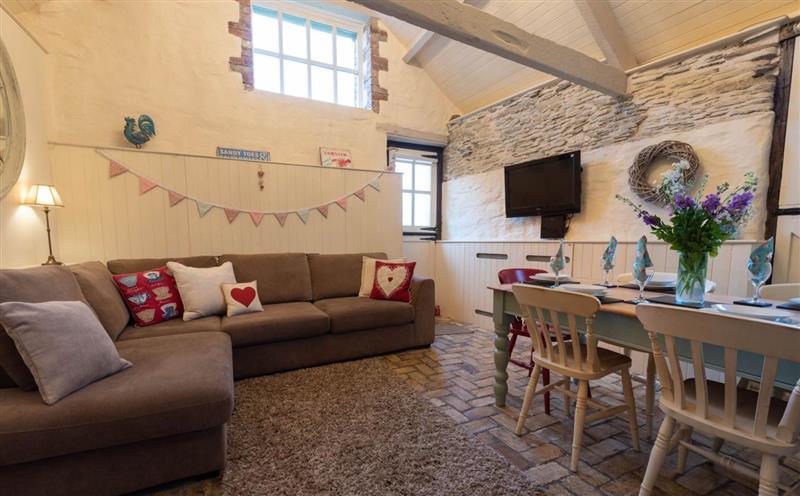 The living room at Aggies Cottage, Ilfracombe