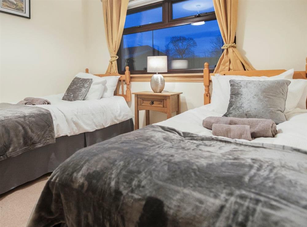 Twin bedroom at Agincourt in Invergordon, near All Black Isle, Ross-Shire