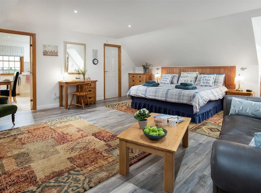 Double bedroom at Aidenfield Cottage in Berwick-Upon-Tweed, Northumberland