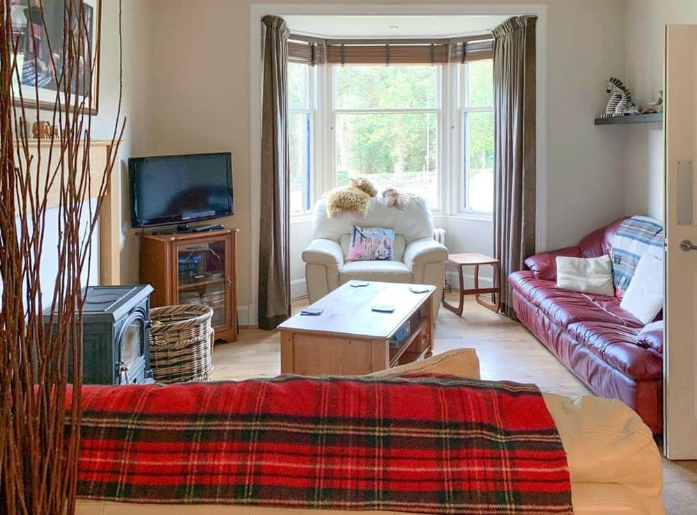 Living room at Airlie House in Callander, Perthshire