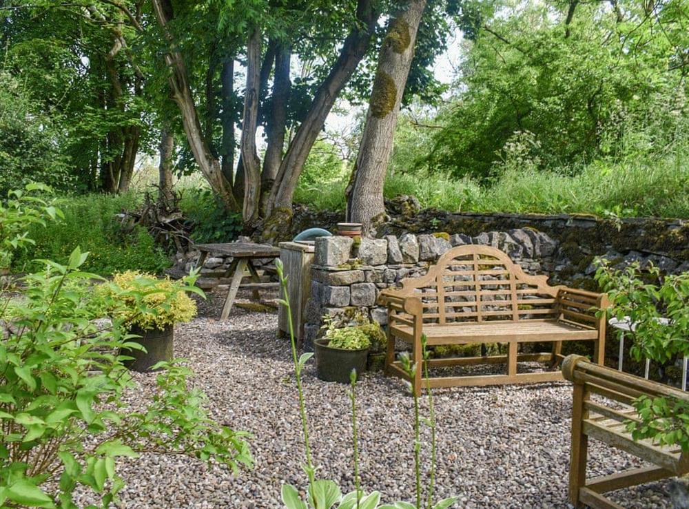 Outdoor area at Airton Mill in Airton, near Malham, North Yorkshire