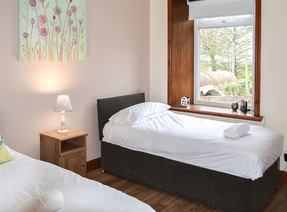 Twin bedroom at Airyhemming Dairy in Glenluce near Stranraer, Wigtownshire