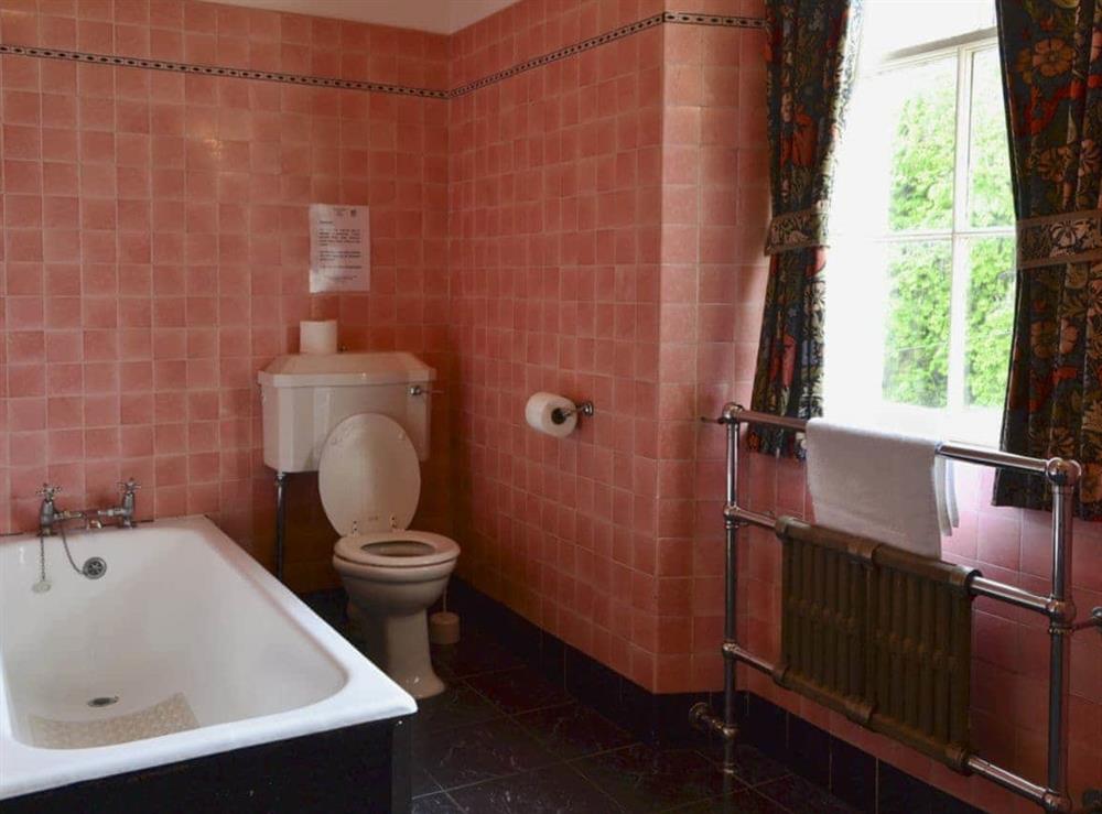 Bathroom at Akeld Manor House in Akeld, Wooler, Northumberland., Great Britain