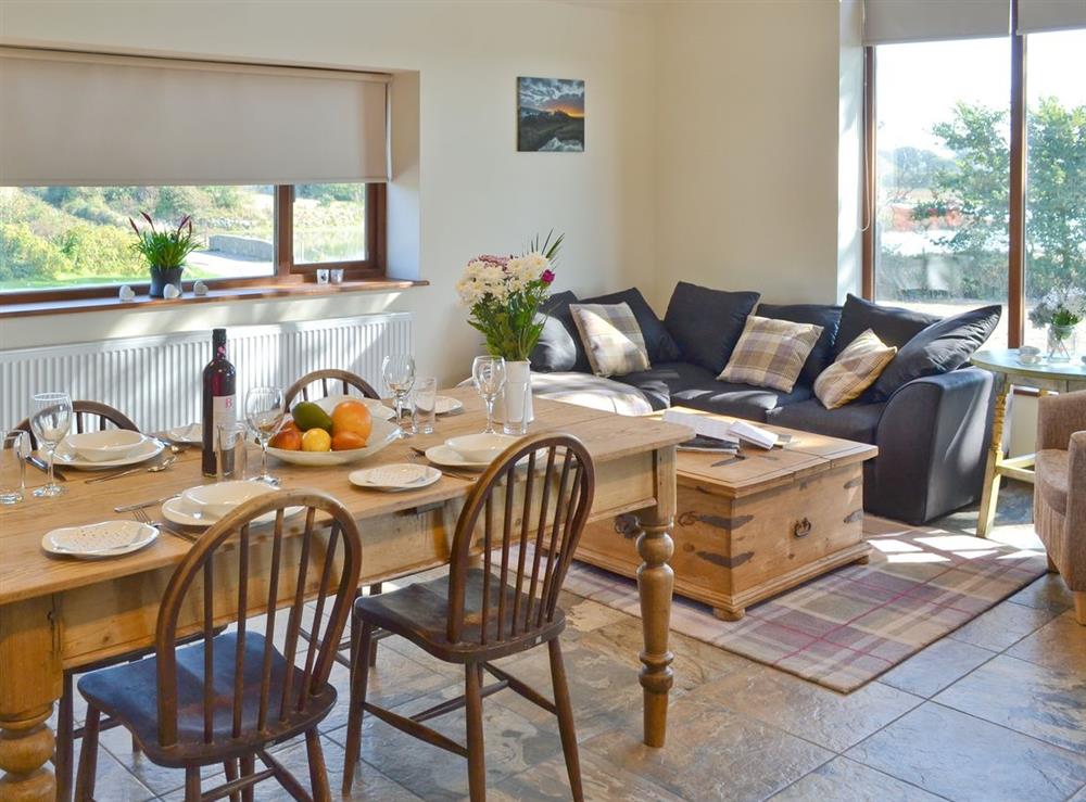 Open plan living/dining room/kitchen at Alarch in Holyhead, Gwynedd