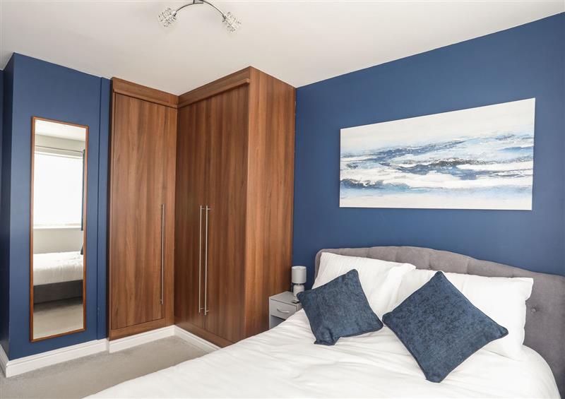 One of the bedrooms at Alaw View, Amlwch