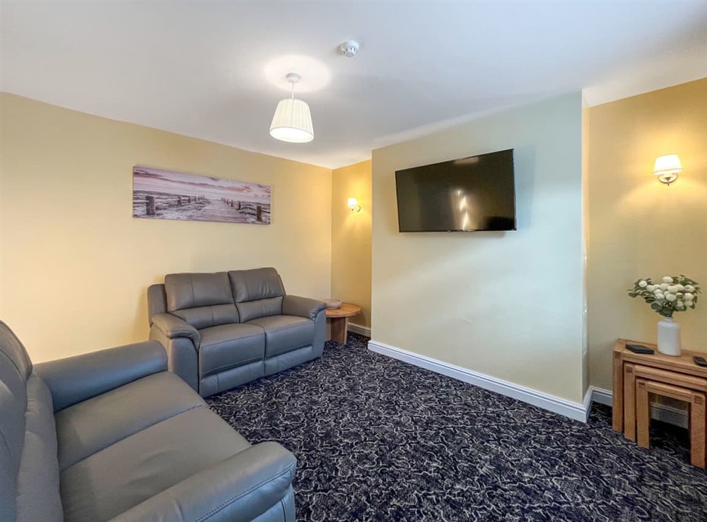 Living room at Albert Cottage in Llandudno, Gwynedd