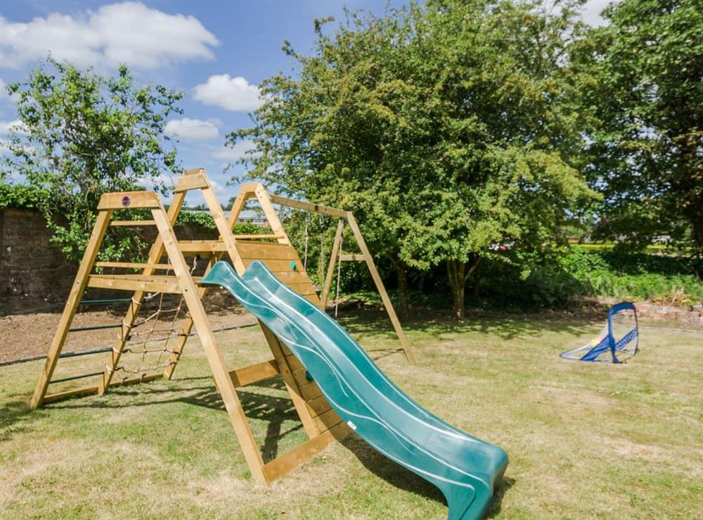 Children’s play area at Albion House in Castle Douglas, Dumfries and Galloway, Kirkcudbrightshire