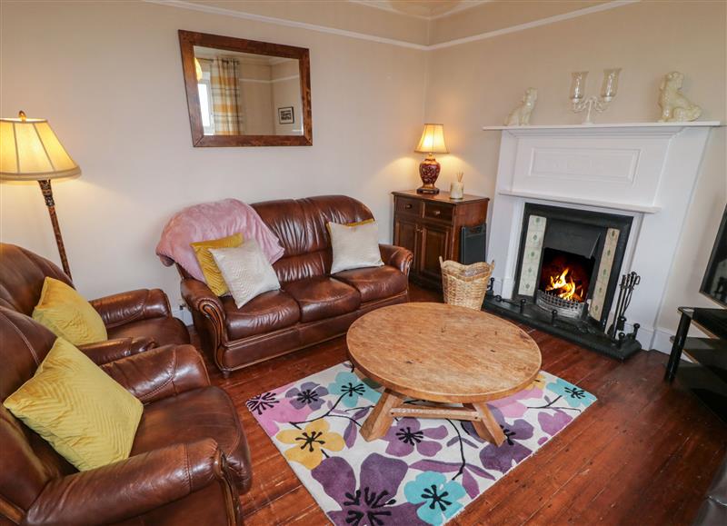 This is the living room at Alcorns Farmhouse, Glencross near Rathmullan