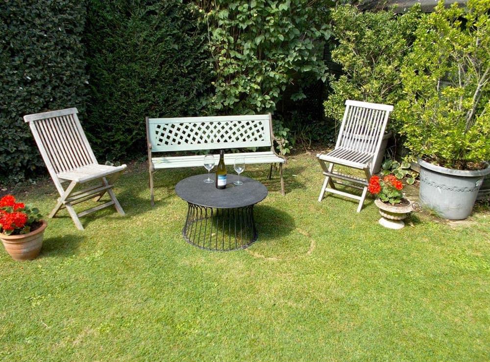 Rear garden seating (photo 2) at Alderley House in Bourton-on-the-Water, Gloucestershire
