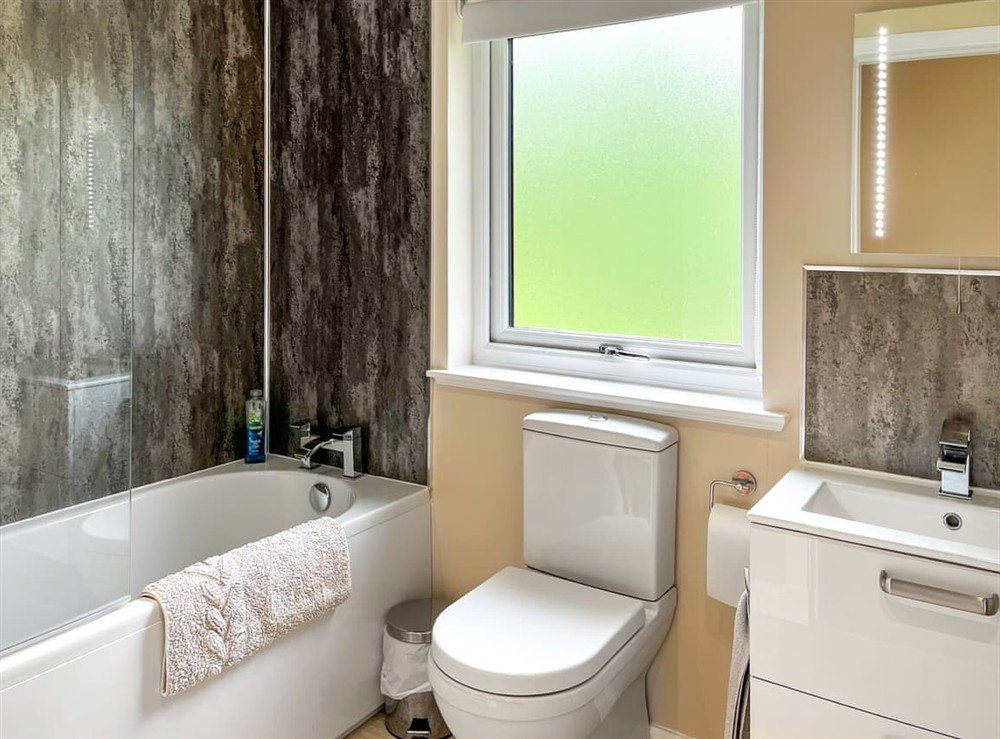 Bathroom at Alderneuk Lodge in Dumfries, Dumfriesshire