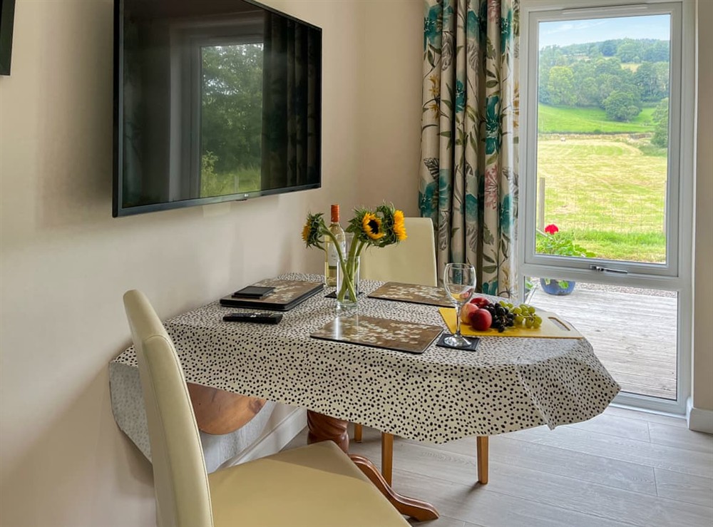 Dining Area at Alderneuk Lodge in Dumfries, Dumfriesshire
