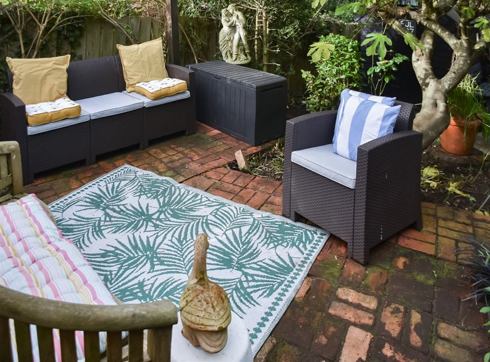 Decking at Alec Hills Bakehouse in Wangford, Suffolk