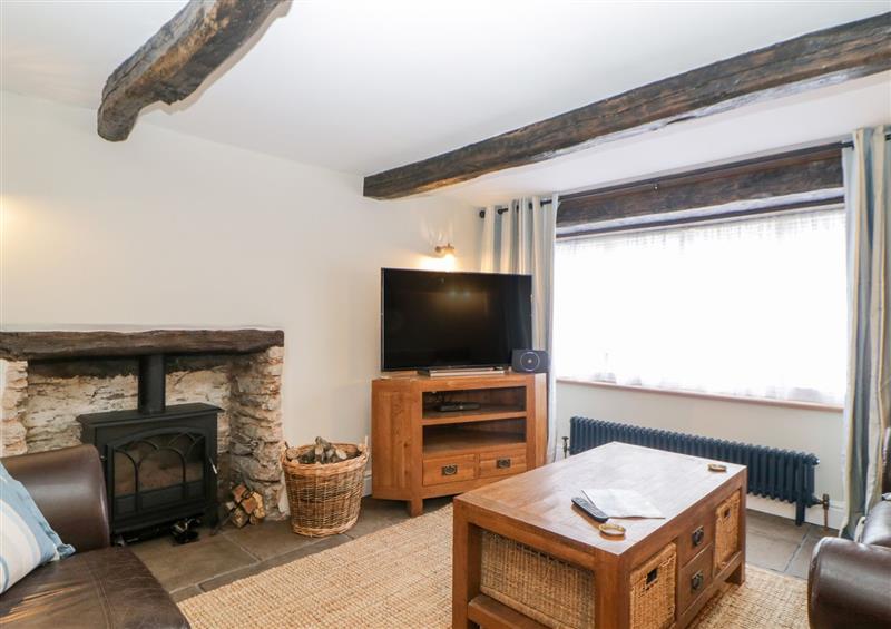 The living area at Alexandra Cottage, Looe