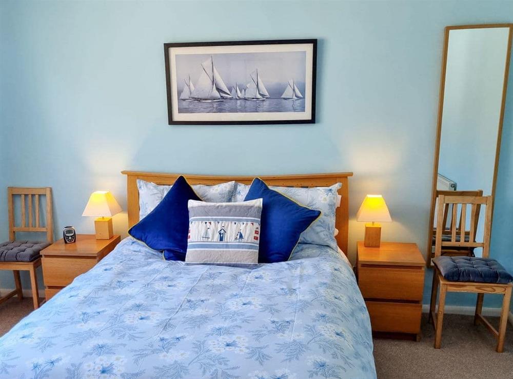 Double bedroom at Alexandras View in Fowey, Cornwall