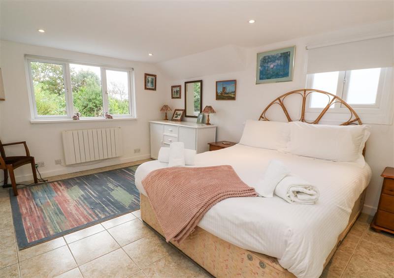One of the 3 bedrooms at Alice Cottage, Wheal Kitty near St Agnes
