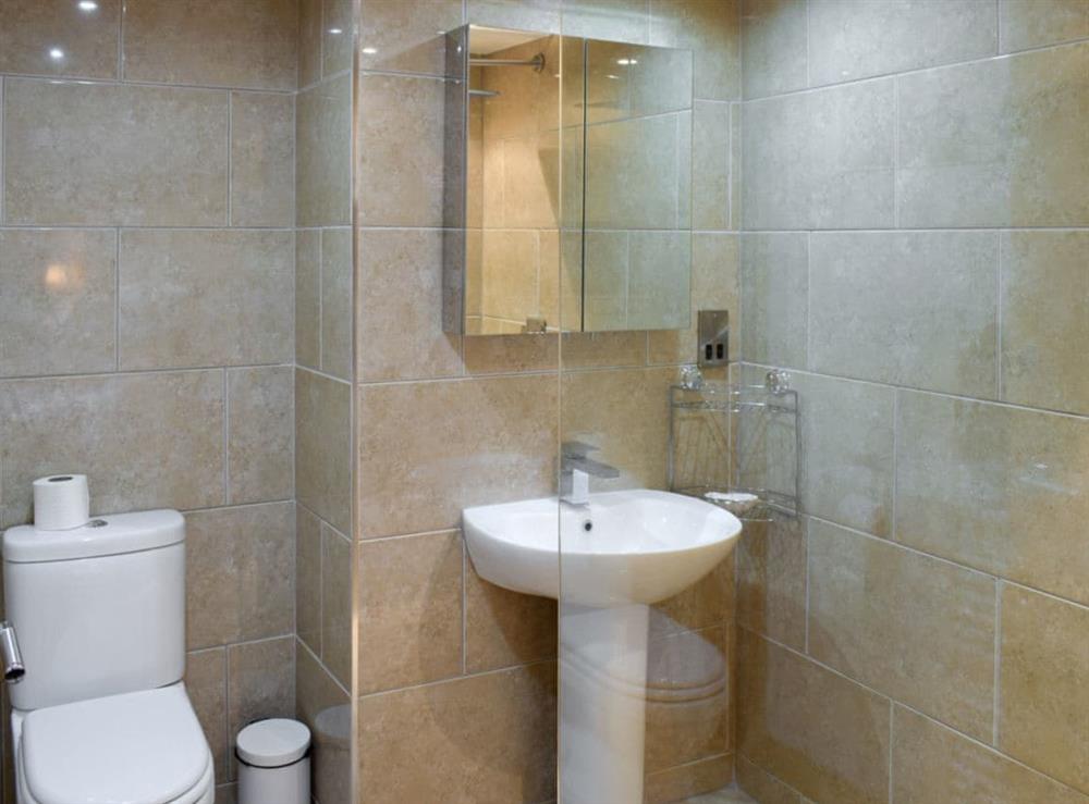 En-suite shower room at Alices Place in Whitby, North Yorkshire