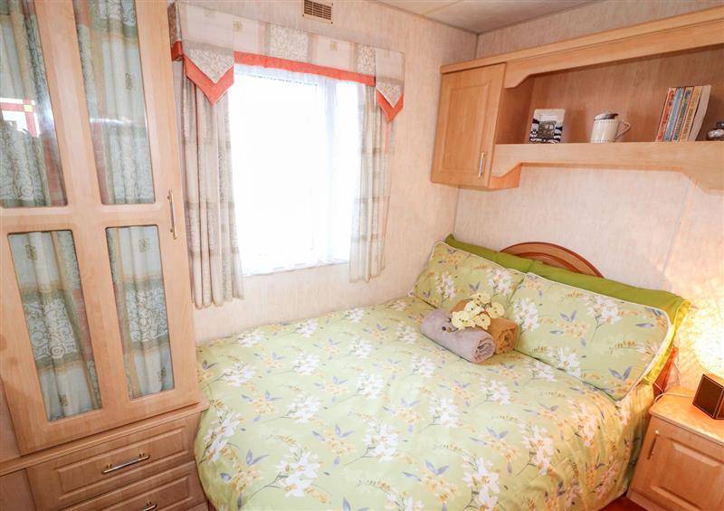 One of the 3 bedrooms at Alken Caravan, Dunseverick near Bushmills