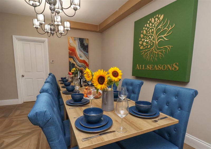 The dining area at All Seasons, Filey