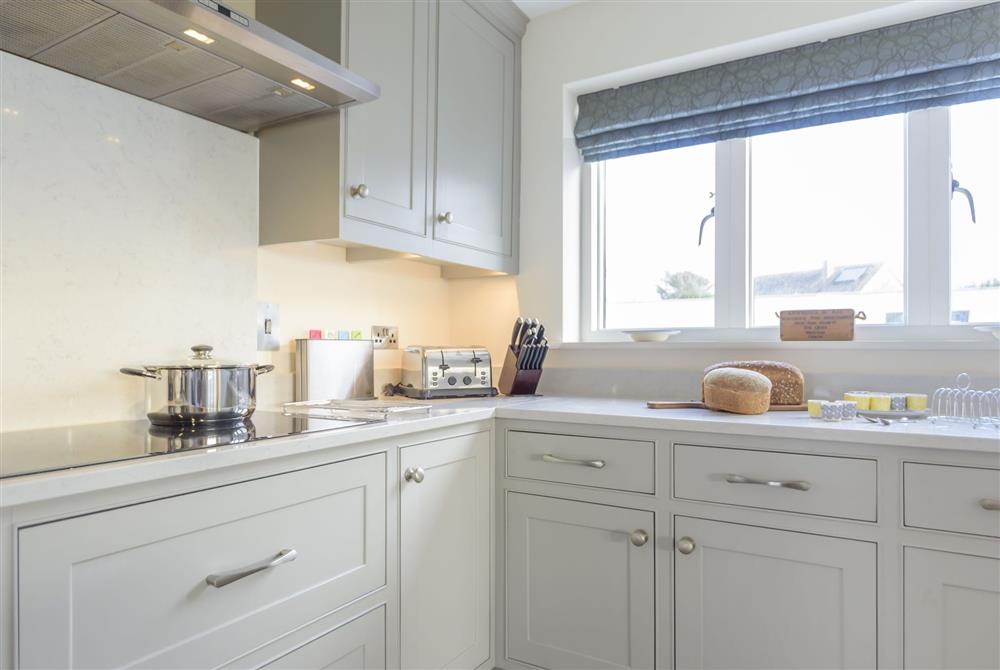 All Views, Dorset: Plenty of space for cooking meals for large families at All Views, Bridport