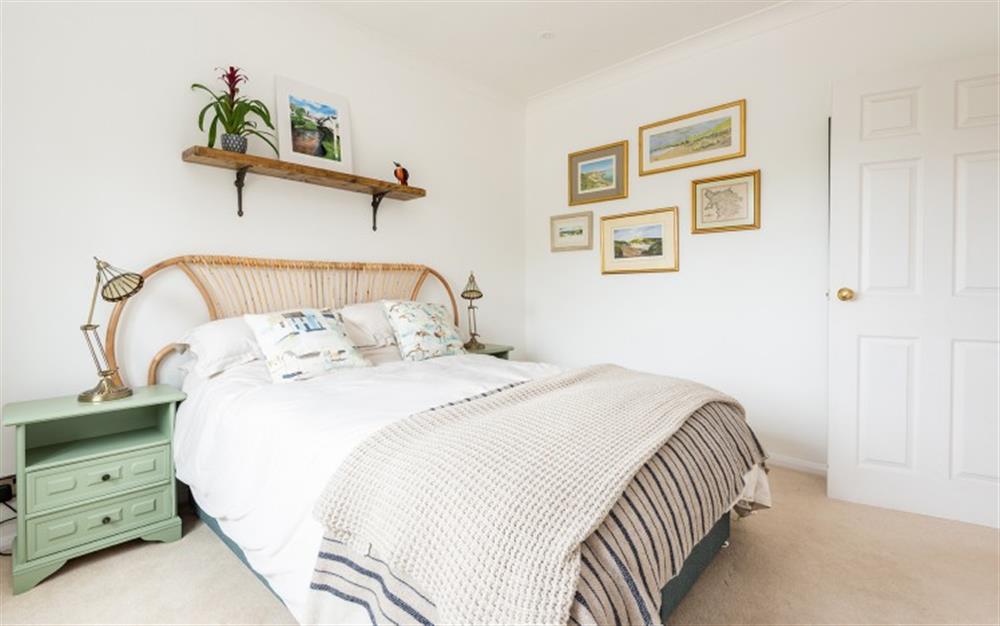 The double bedroom is tastefully furnished with views to the rear of the property at Allahoo in West Charleton