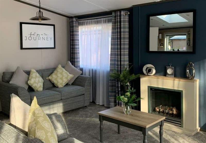 Inside the Waterside Lodge VIP at Allerthorpe Golf and Country Park in Allerthorpe, Yorkshire