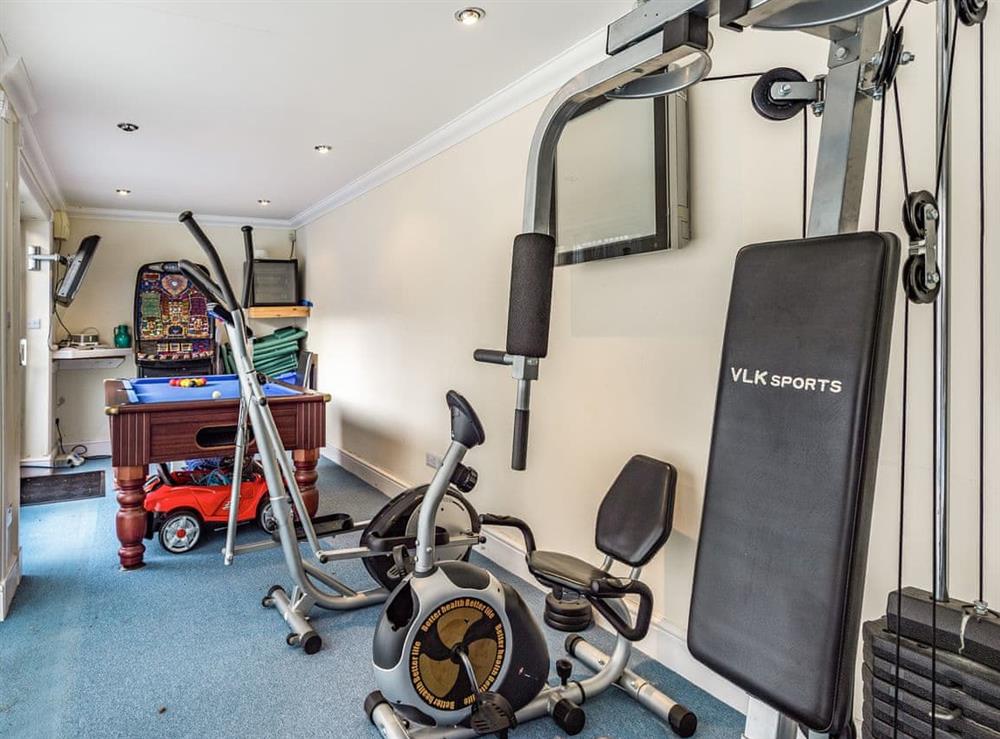 Gym at Allerton House in Isham, Northamptonshire