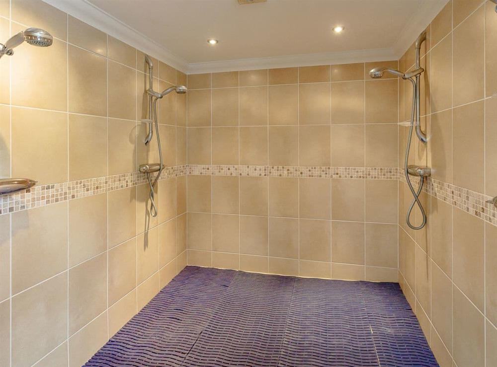 Shower room at Allerton House in Isham, Northamptonshire