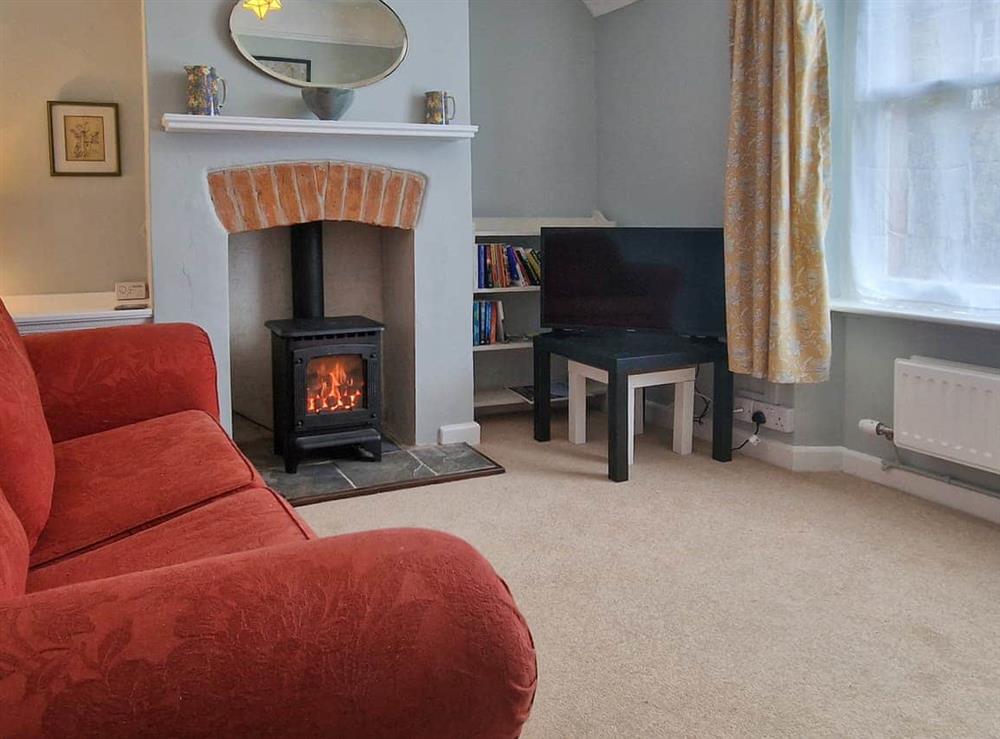 Living room at Allington Cottage in Bridport, Dorset