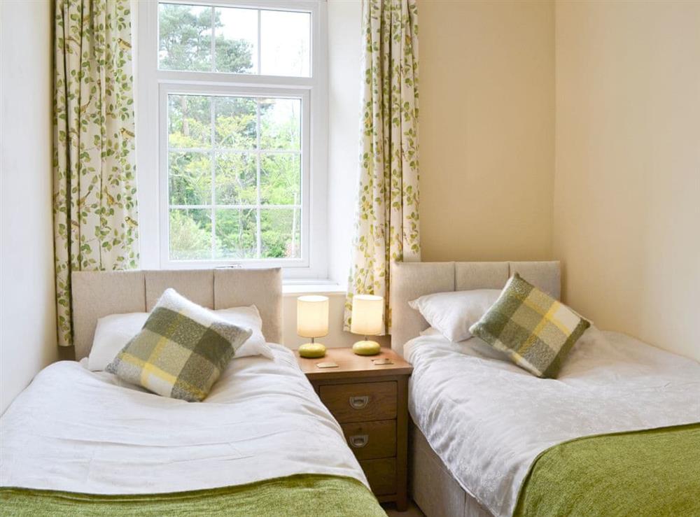 Twin bedroom at Allium in Chathill, Northumberland