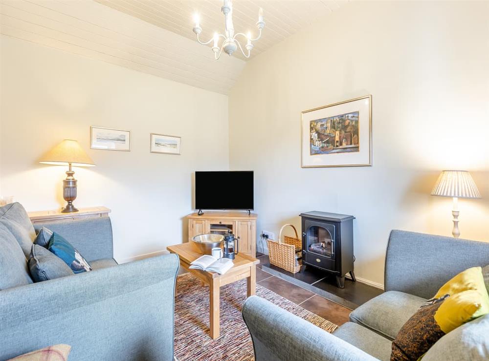 Living room at Allt Bronach in Laggan, Inverness-Shire
