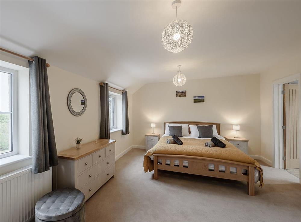 Double bedroom at Allt Ddu in Tregaron, Ceredigion, Dyfed