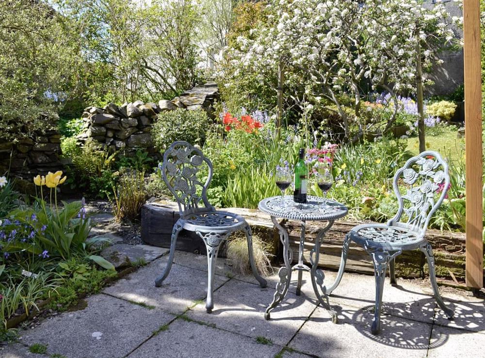 Sitting-out-area at Allt Maen in Ulverston, Cumbria