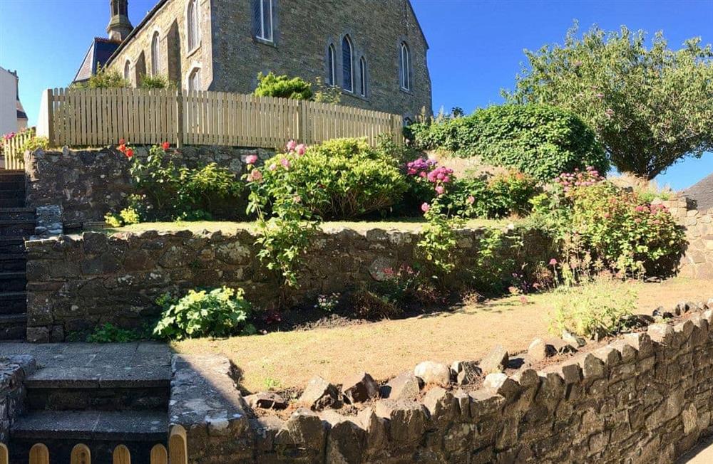 The garden at Allt yr Afon in St Davids, Pembrokeshire, Dyfed