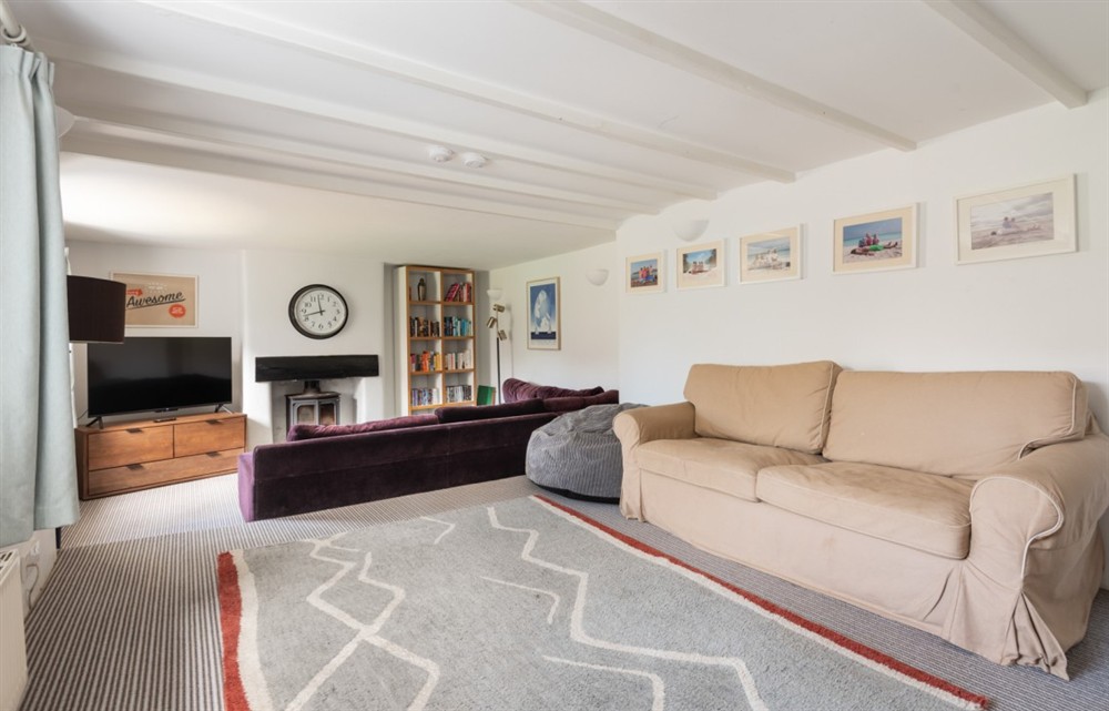 The living area at Alma House in Malborough