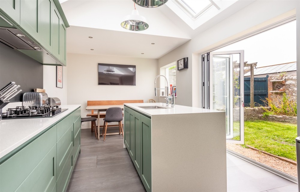This is the kitchen at Alma House in Malborough