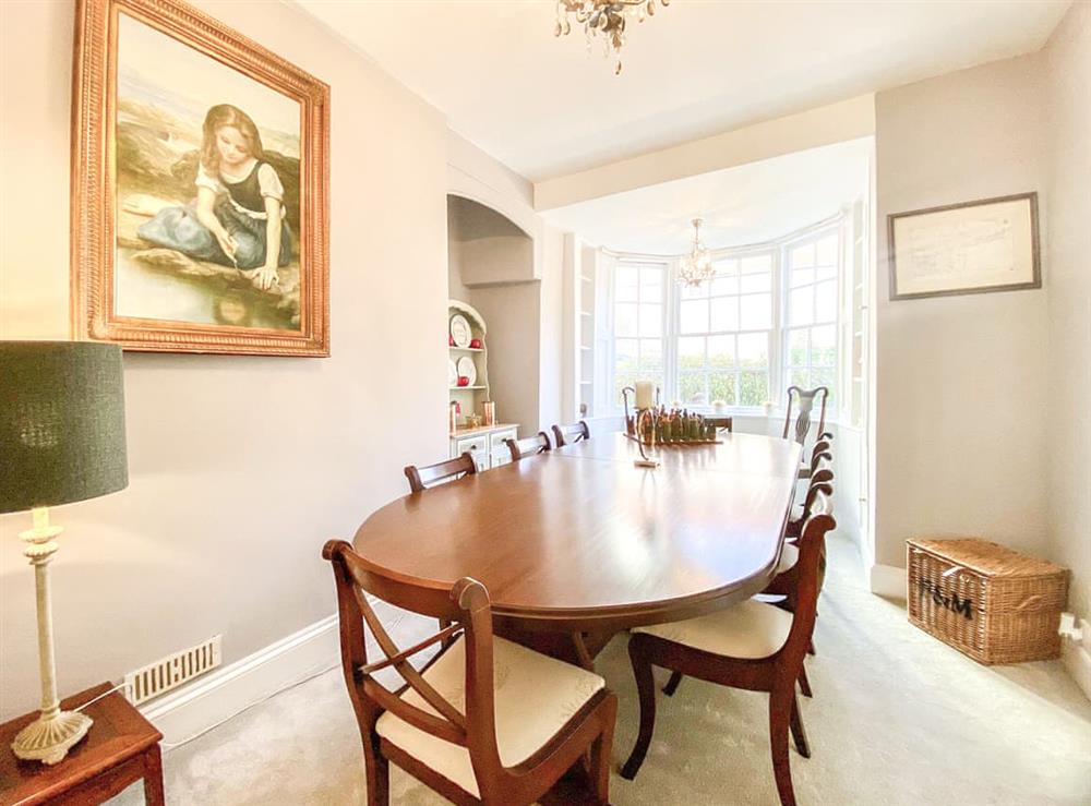 Dining room at Alma House in Marlborough, Wiltshire