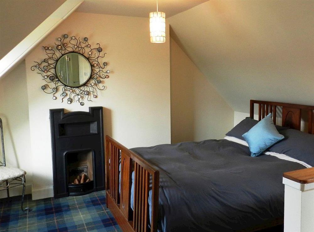 Master bedroom at Almird Cottage in Lamlash, Isle of Arran, Scotland