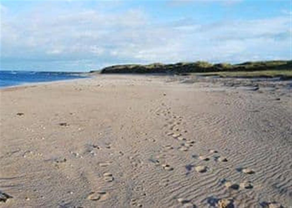 Beach at Alncroft in Longhoughton, Northumberland