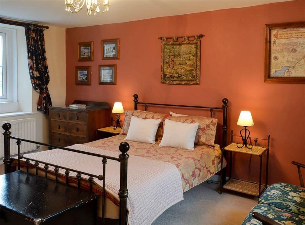 Comfortable double bedroom at Alncroft in Longhoughton, Northumberland