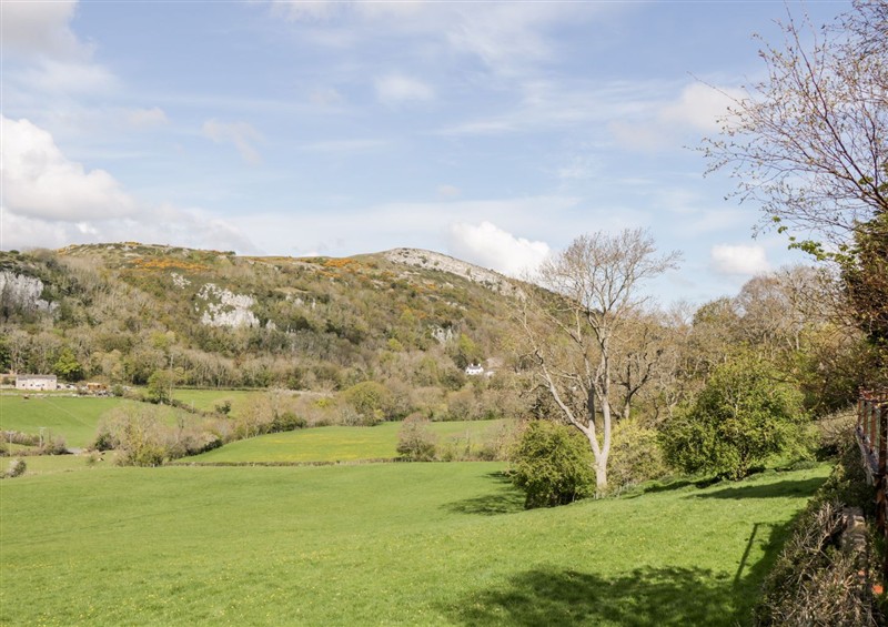 Enjoy the garden at Alpine Lodge, Rhyd-y-Foel near Abergele