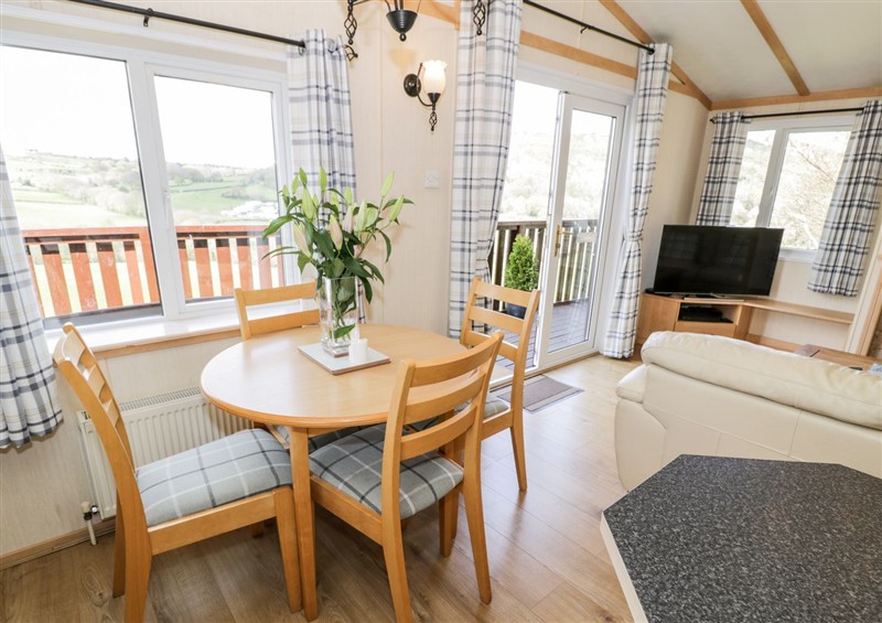 Enjoy the living room at Alpine Lodge, Rhyd-y-Foel near Abergele