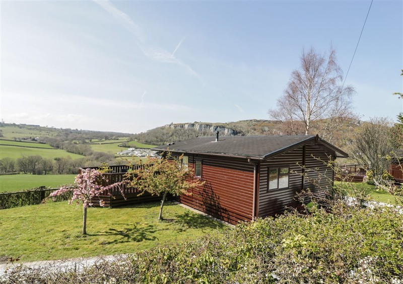 The garden in Alpine Lodge at Alpine Lodge, Rhyd-y-Foel near Abergele