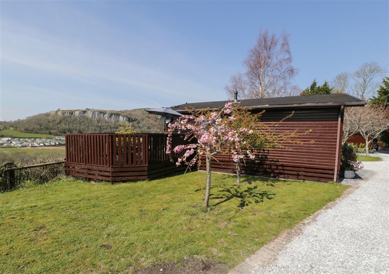 The garden at Alpine Lodge, Rhyd-y-Foel near Abergele