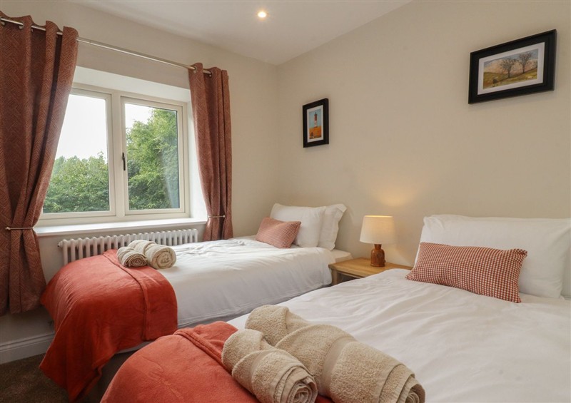 One of the 5 bedrooms at Alston House, Longridge