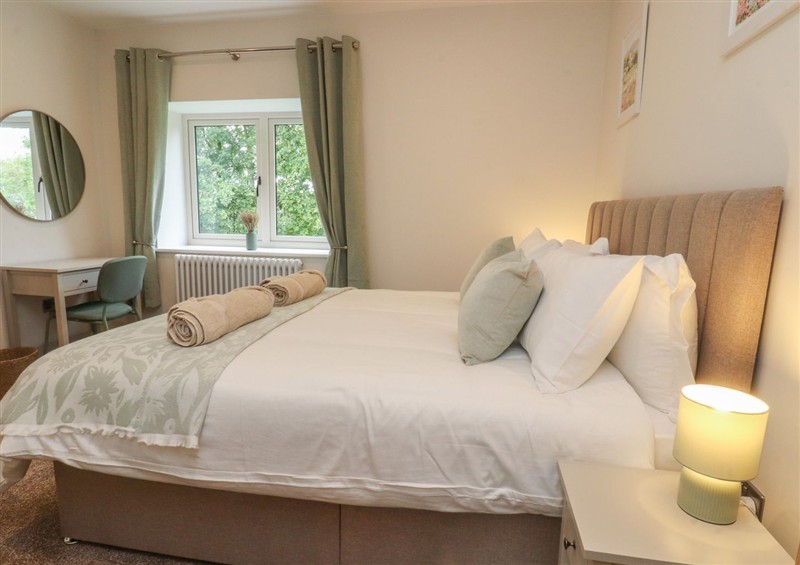 One of the bedrooms at Alston House, Longridge