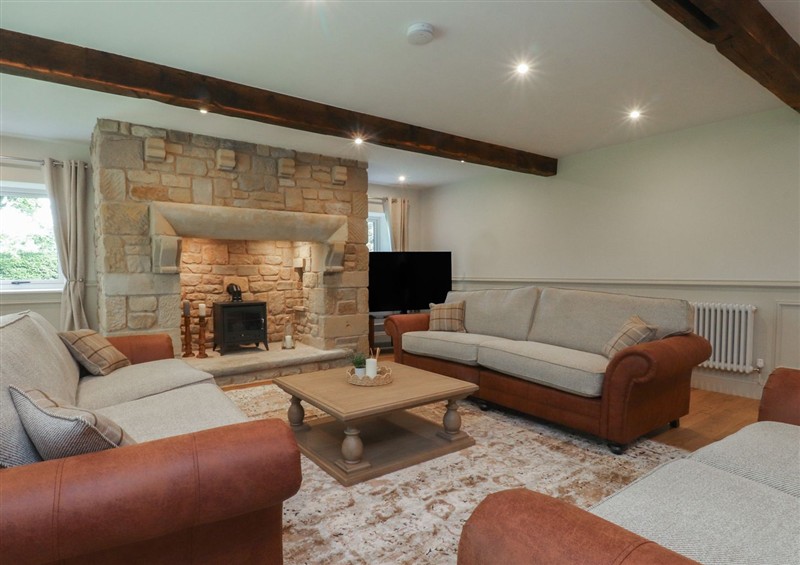 The living room at Alston House, Longridge